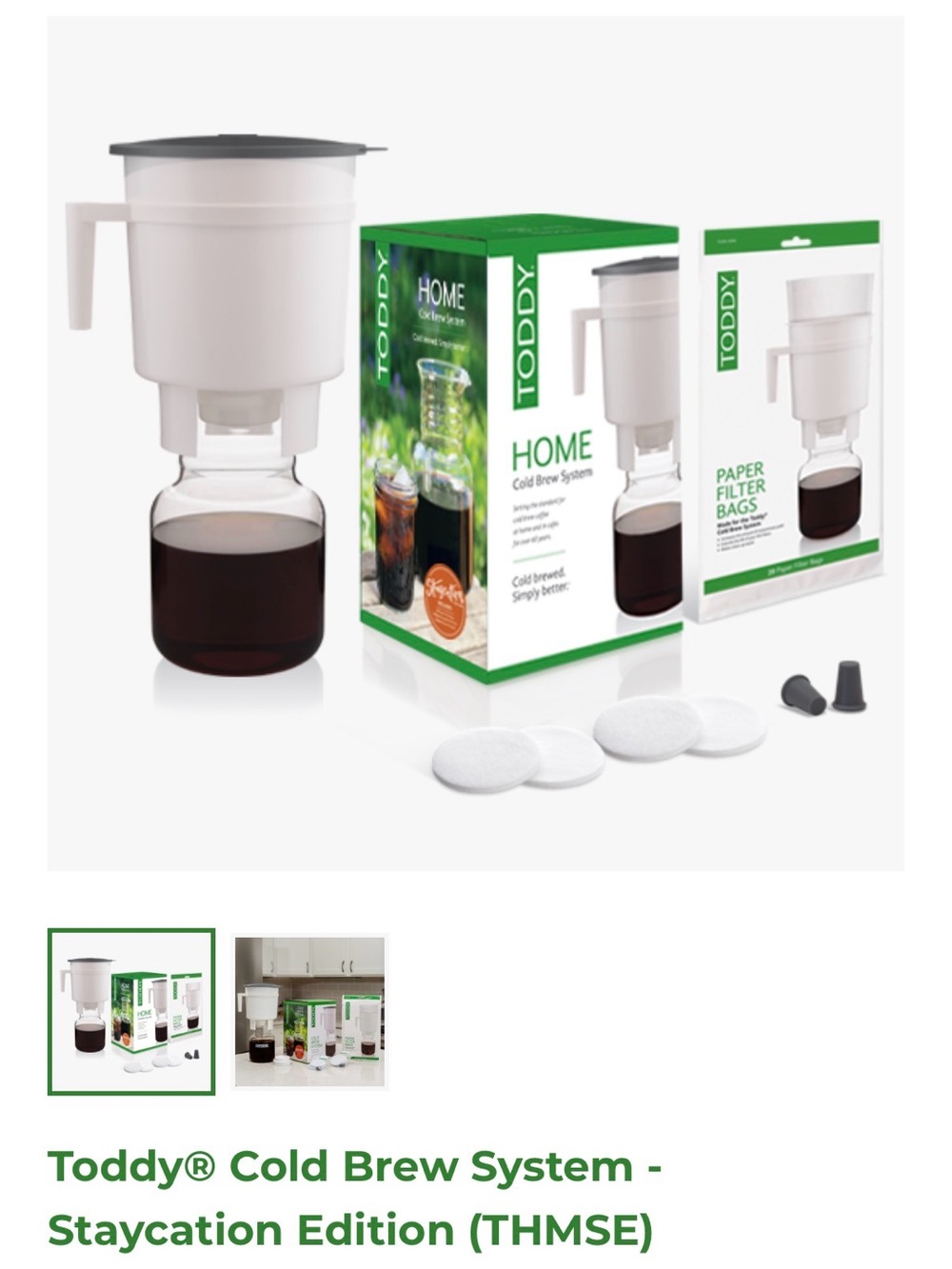 NIB Toddy Cold Brew system for coffee or tea - Picture 5 of 5